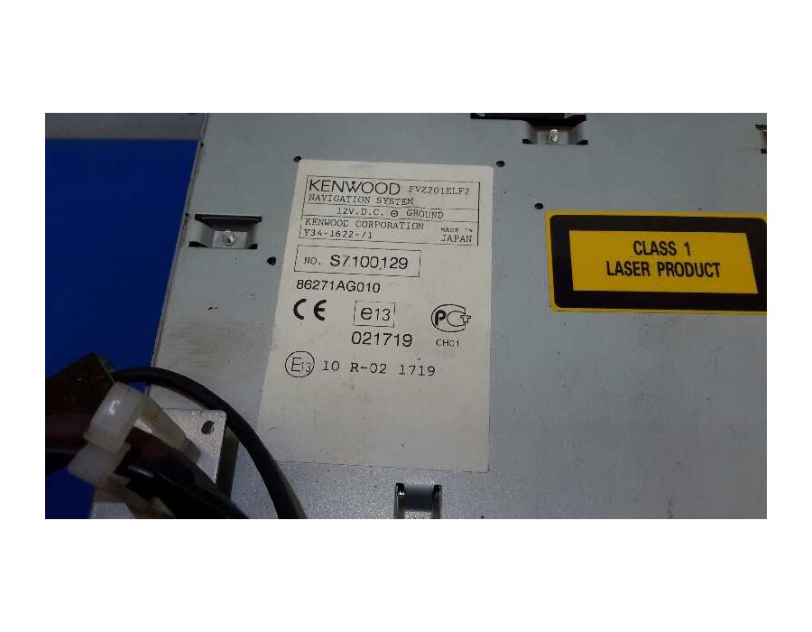 Recambio de sistema navegacion gps para subaru legacy berl. b13 (bl) 3.0 cat referencia OEM IAM 86271AG010  Y34162271