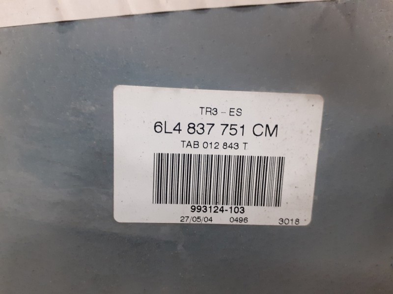 Recambio de elevalunas delantero izquierdo para seat ibiza (6l1) 1.2 referencia OEM IAM 6L4837751CM  