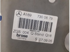Recambio de elevalunas trasero derecho para mercedes-benz clase b (w245) 2.0 cdi cat referencia OEM IAM A1697300679  A1695403905 2