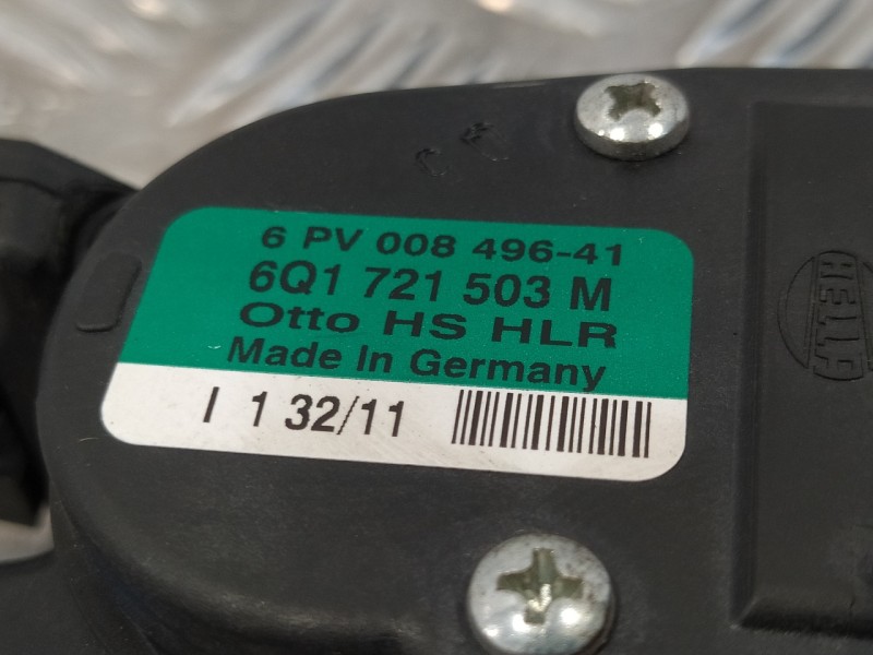 Recambio de potenciometro acelerador para seat ibiza (6j5) 1.6 16v referencia OEM IAM 6PV00849641  6Q1721503M