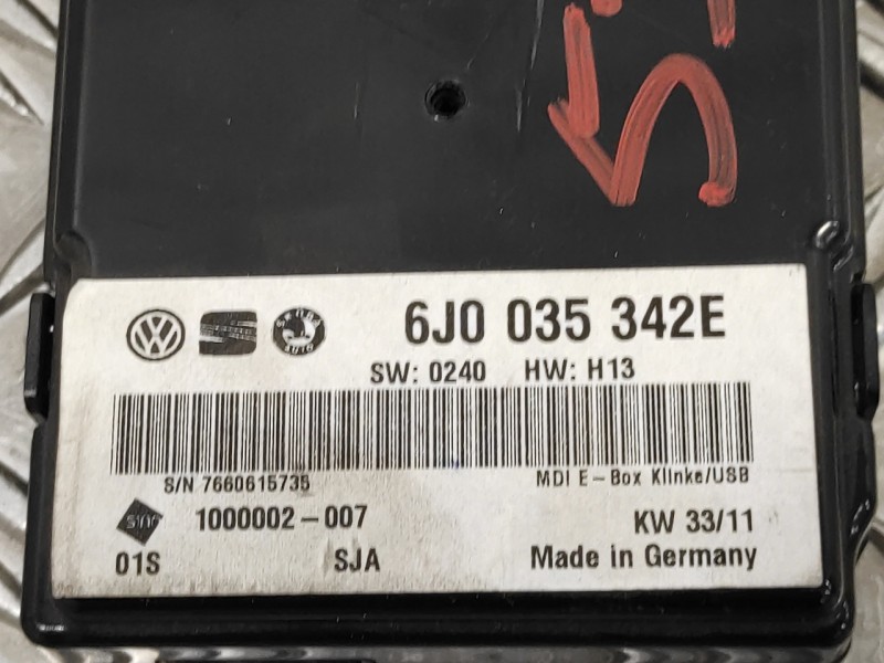 Recambio de modulo electronico para seat ibiza (6j5) 1.6 16v referencia OEM IAM 6J0035342E  1000002007