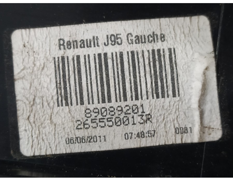 Recambio de piloto trasero izquierdo para renault scenic iii 1.5 dci diesel fap referencia OEM IAM 265550013R  89902926