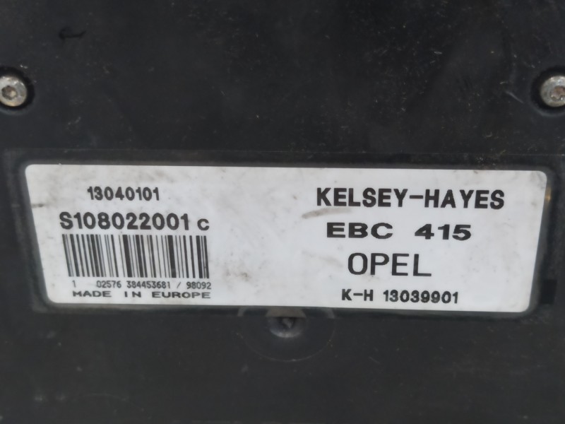 Recambio de abs para opel vectra b berlina 2.0 dti referencia OEM IAM S108022001C 13039901 13040101