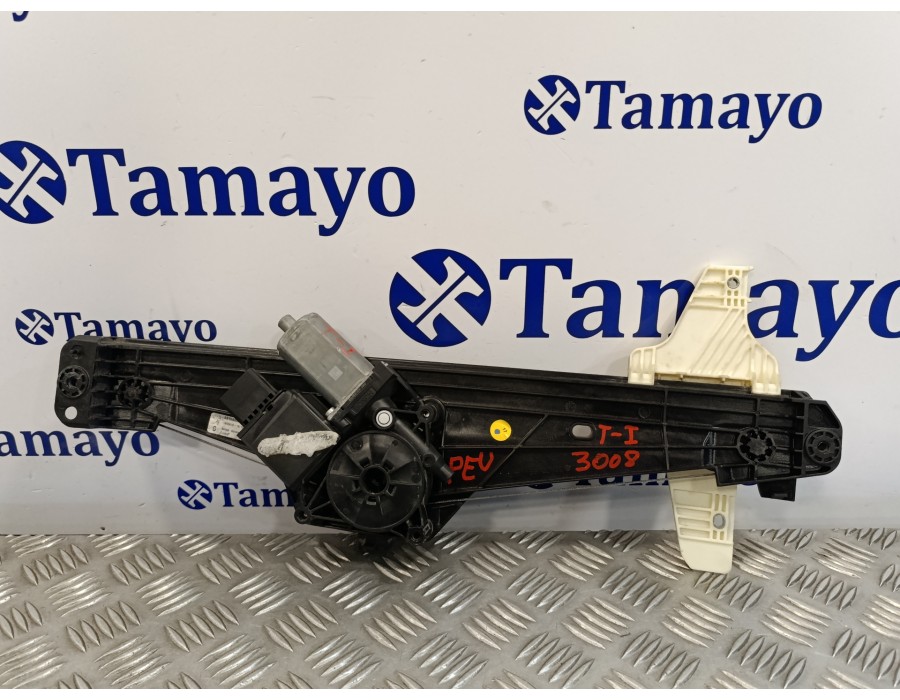 Recambio de elevalunas trasero izquierdo para peugeot 3008 1.6 blue-hdi fap referencia OEM IAM 9811793480 1137328865 0130824071