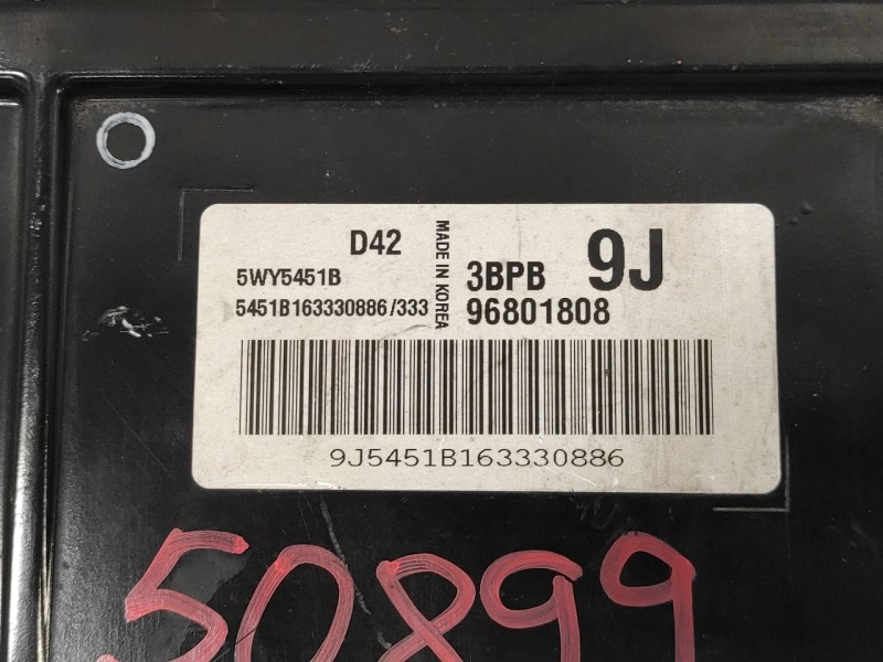 Recambio de centralita motor uce para chevrolet matiz 1.0 cat referencia OEM IAM 96801808  5WY5451B