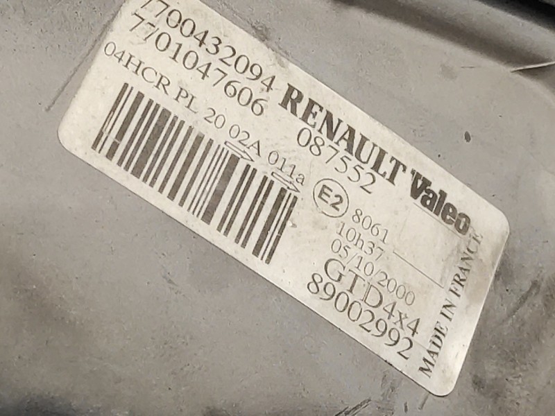 Recambio de faro izquierdo para renault scenic rx4 (ja0) 1.9 dci diesel cat referencia OEM IAM   