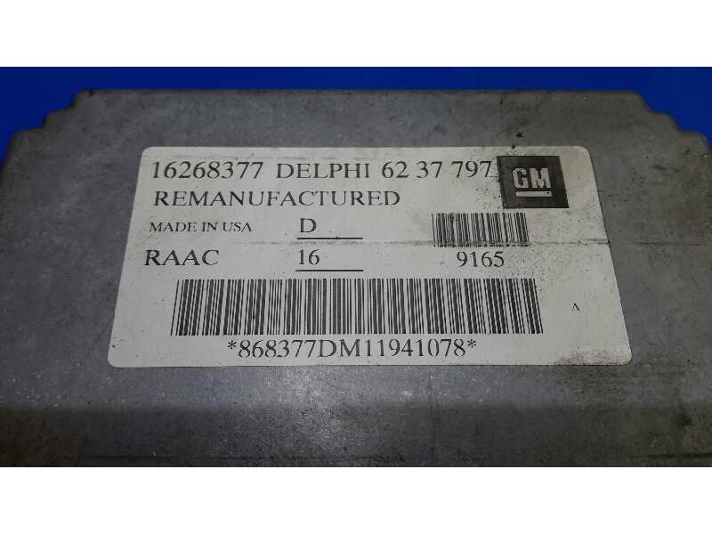 Recambio de centralita motor uce para opel astra f caravan 1.6 referencia OEM IAM 16268377  6237797