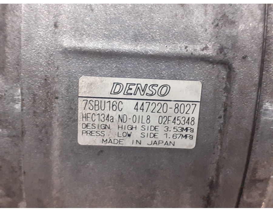 Recambio de compresor aire acondicionado para bmw x3 (e83) 3.0 turbodiesel cat referencia OEM IAM 4472208027  64526915388