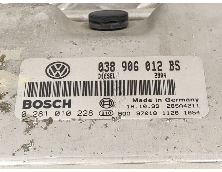 Recambio de centralita motor uce para seat toledo (1m2) 1.9 tdi referencia OEM IAM 0281010228 28SA4211 038906012BS
