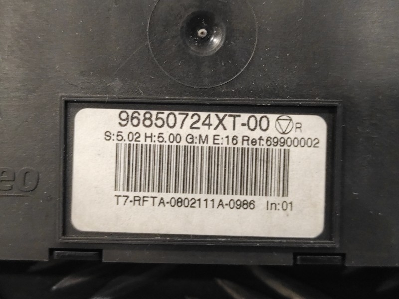 Recambio de mando calefaccion / aire acondicionado para peugeot 308 1.6 16v referencia OEM IAM 96850724XT  69900002