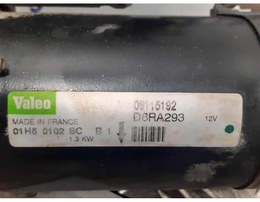 Recambio de motor arranque para opel corsa c 1.2 16v cat (z 12 xep / lb4) referencia OEM IAM 09115192  D6RA293