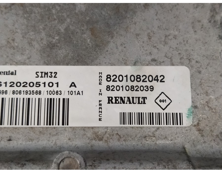 Recambio de centralita motor uce para dacia sandero 1.2 16v cat referencia OEM IAM S120205101A 8201082039 8201082042