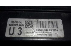 Recambio de centralita motor uce para nissan micra (k12e) 1.2 cat referencia OEM IAM MEC32040 MEC32040F33224  2