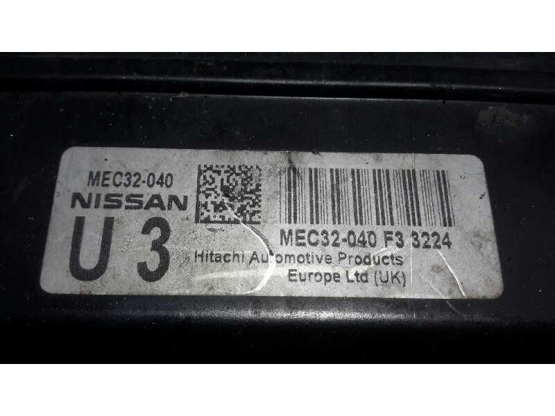 Recambio de centralita motor uce para nissan micra (k12e) 1.2 cat referencia OEM IAM MEC32040 MEC32040F33224 