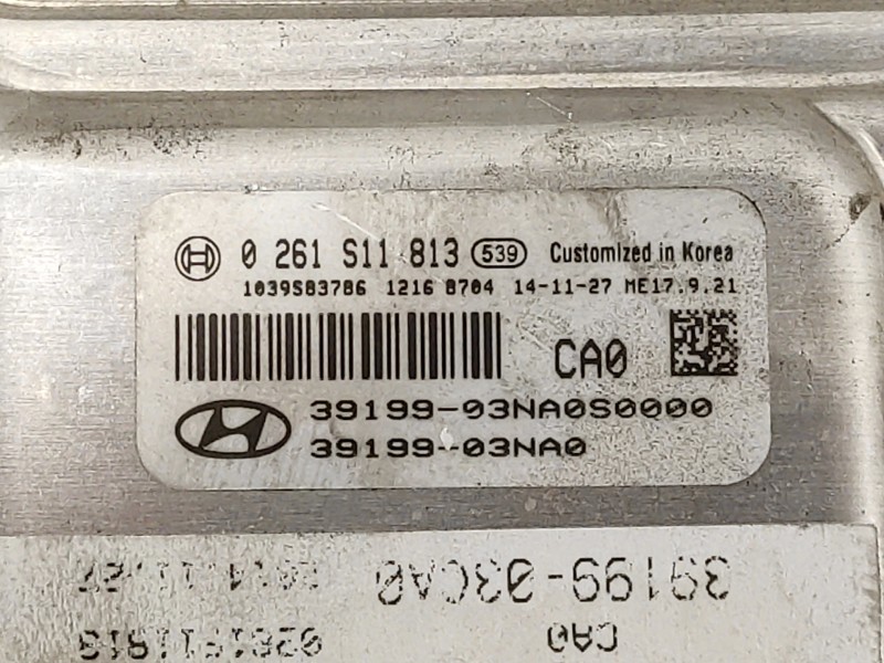 Recambio de centralita motor uce para hyundai i30 (gd) 1.4 cat referencia OEM IAM 1038407875 1039S76927 ME17921