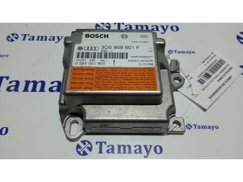 Recambio de centralita airbag para volkswagen touareg (7l6) 2.5 tdi dpf referencia OEM IAM 0285001800  3D0909601F