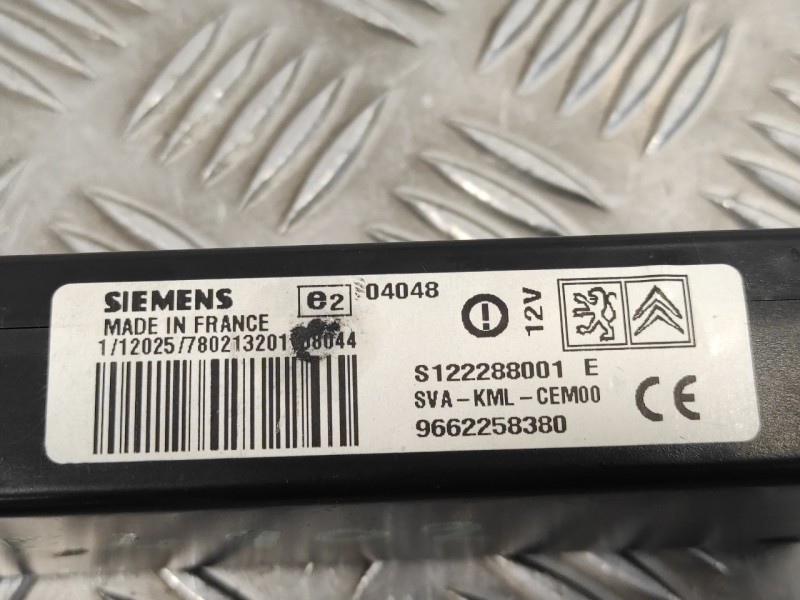 Recambio de modulo electronico para peugeot 308 1.6 16v referencia OEM IAM S122288001E  9662258380