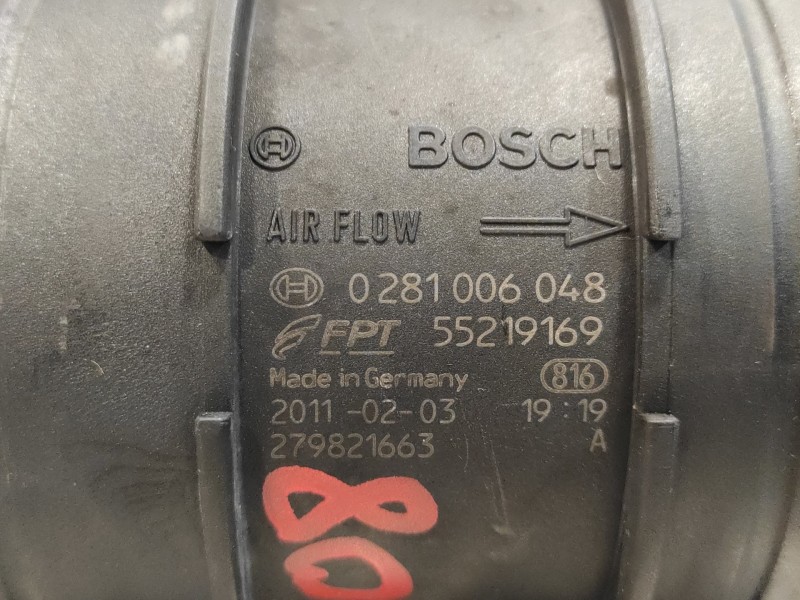 Recambio de caudalimetro para iveco daily pr einzelkabine 35 c... radstand 3750 referencia OEM IAM 55219169  0281006048