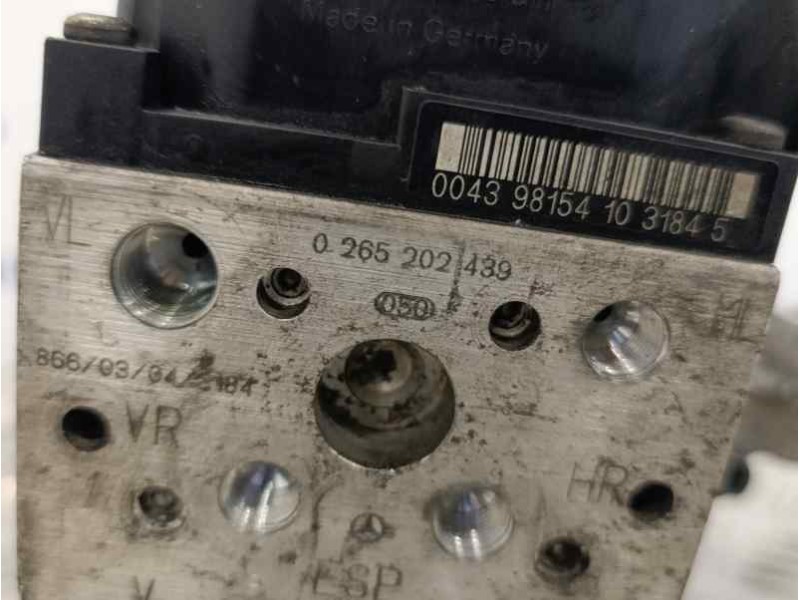 Recambio de abs para mercedes-benz clase s (w220) berlina 3.2 v6 18v cat referencia OEM IAM A0034318012  