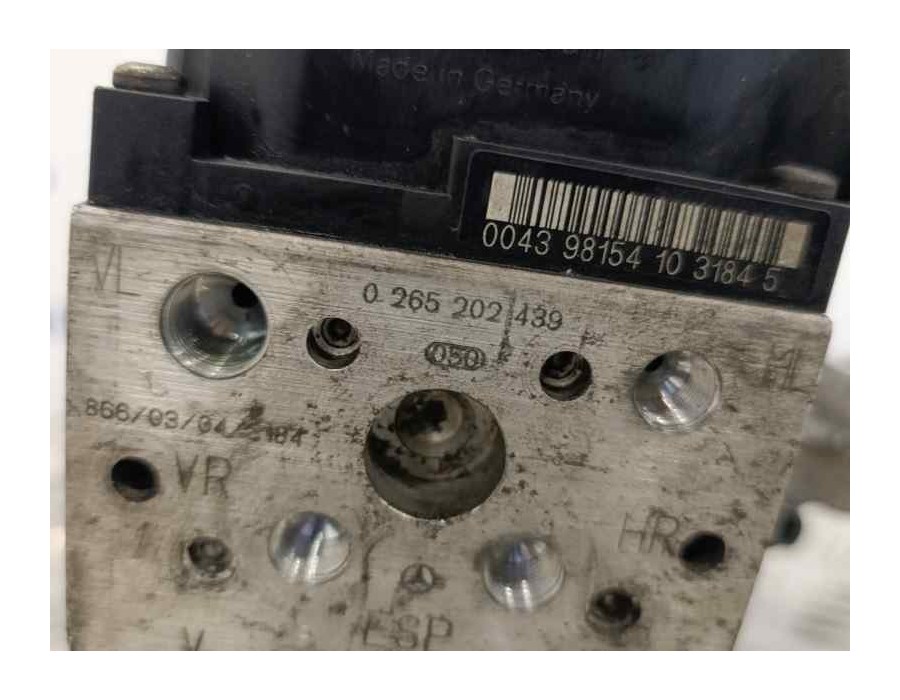 Recambio de abs para mercedes-benz clase s (w220) berlina 3.2 v6 18v cat referencia OEM IAM A0034318012  