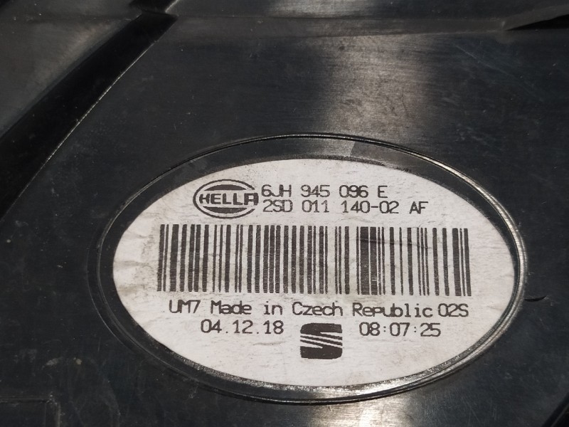 Recambio de piloto trasero derecho para seat toledo (kg3) 1.6 tdi referencia OEM IAM 6JH945096E  