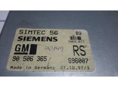 Recambio de centralita motor uce para opel vectra b berlina 1.8 16v cat referencia OEM IAM 5WK9073 90506365 S96007 2