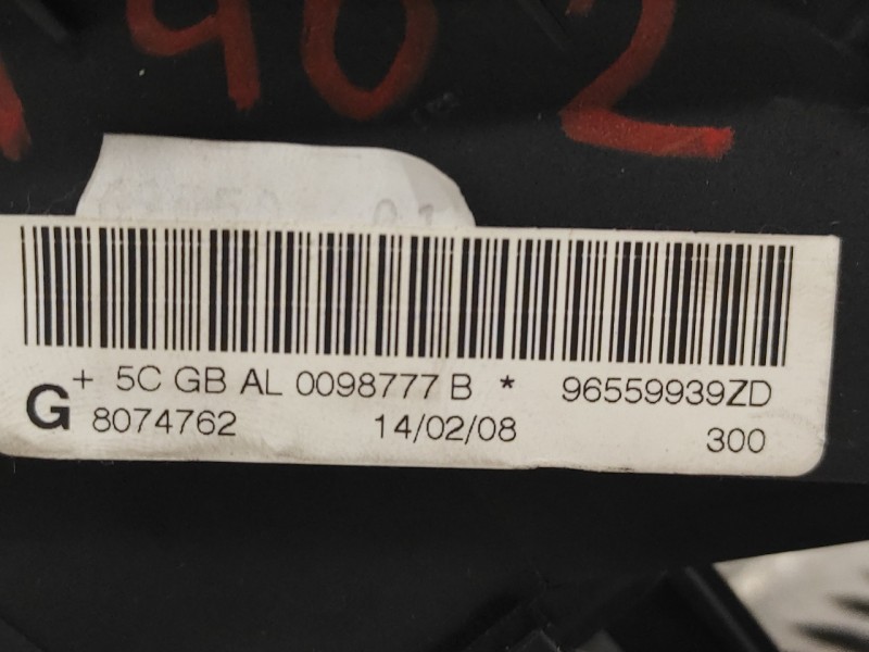 Recambio de airbag rodillas para peugeot 308 1.6 16v referencia OEM IAM 96559939ZD  