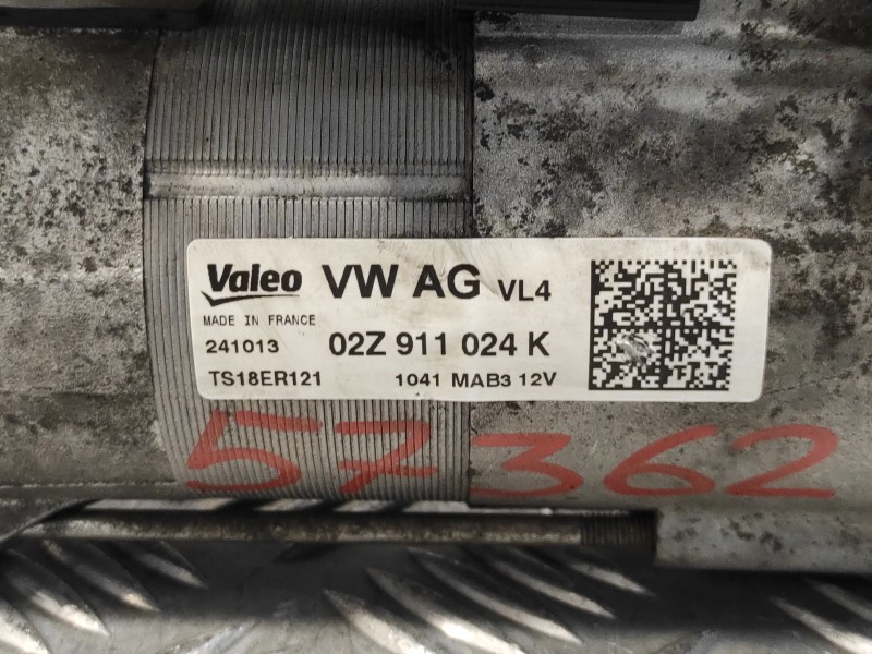 Recambio de motor arranque para seat ibiza (6j5) 1.6 tdi referencia OEM IAM 02Z911024K  TS18ER121