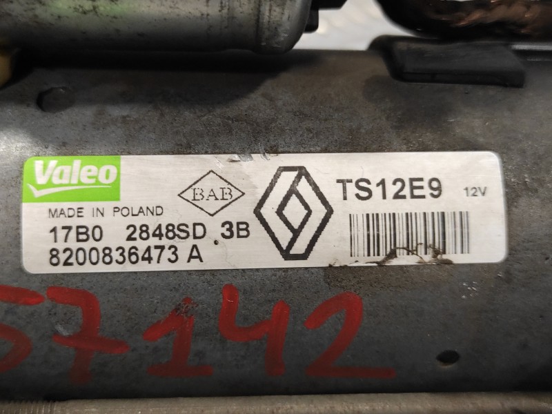Recambio de motor arranque para renault clio iii 1.5 dci diesel referencia OEM IAM 8200836473A  TS12E9