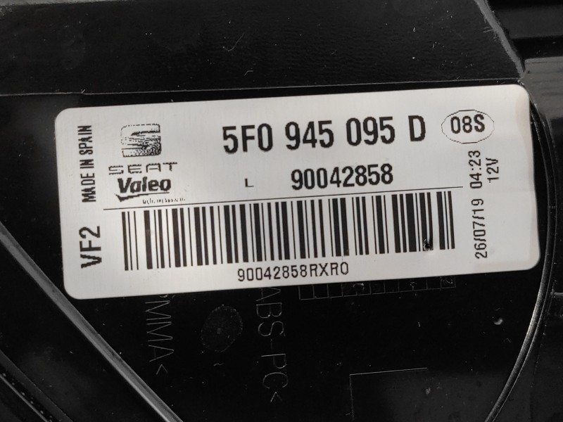 Recambio de piloto trasero izquierdo para seat leon (5f1) 1.4 16v tsi referencia OEM IAM 5F0945095D  90042858