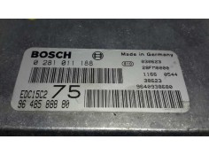 Recambio de centralita motor uce para peugeot 206 berlina referencia OEM IAM 0281011188 EDC15C2 9648588880 2