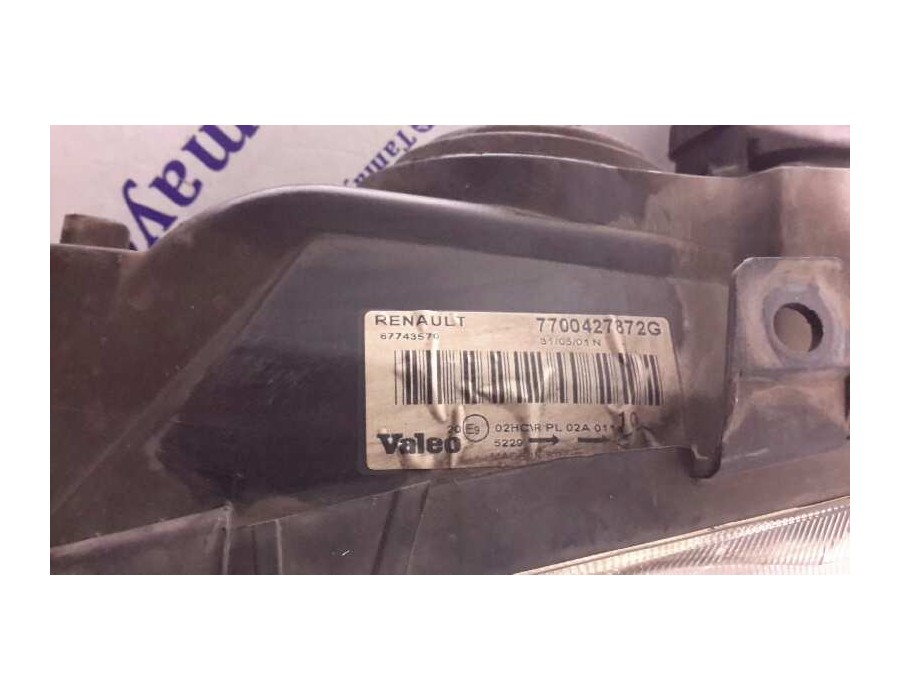 Recambio de faro izquierdo para renault megane i fase 2 berlina (ba0) 1.9 dti diesel referencia OEM IAM   