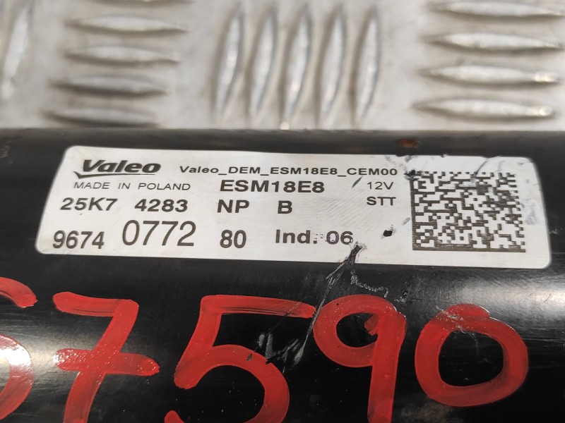 Recambio de motor arranque para peugeot 2008 (--.2013) 1.2 12v e-thp referencia OEM IAM 9674077280  