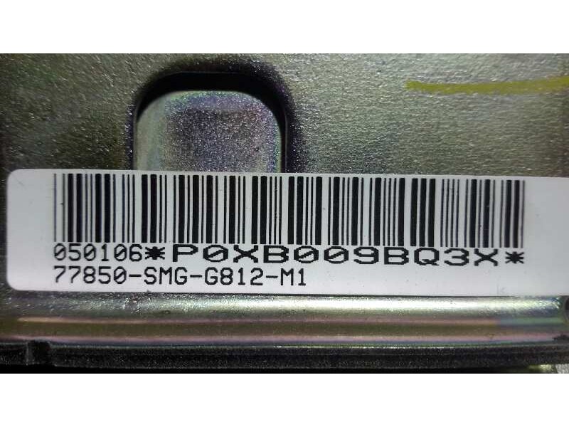 Recambio de airbag delantero derecho para honda civic berlina 5 (fk) referencia OEM IAM 77850SMGG812M1  