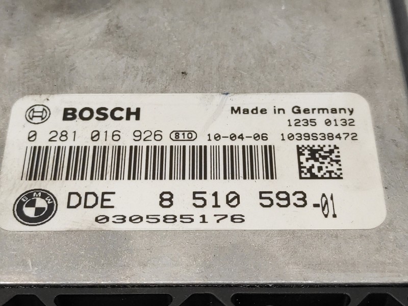 Recambio de centralita motor uce para bmw x1 (e84) xdrive 23d referencia OEM IAM 0281016926 8510593 DDE8510593