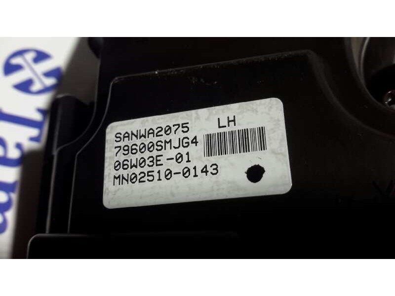 Recambio de mando climatizador para honda civic berlina 5 (fk) referencia OEM IAM 79600SMJG4  