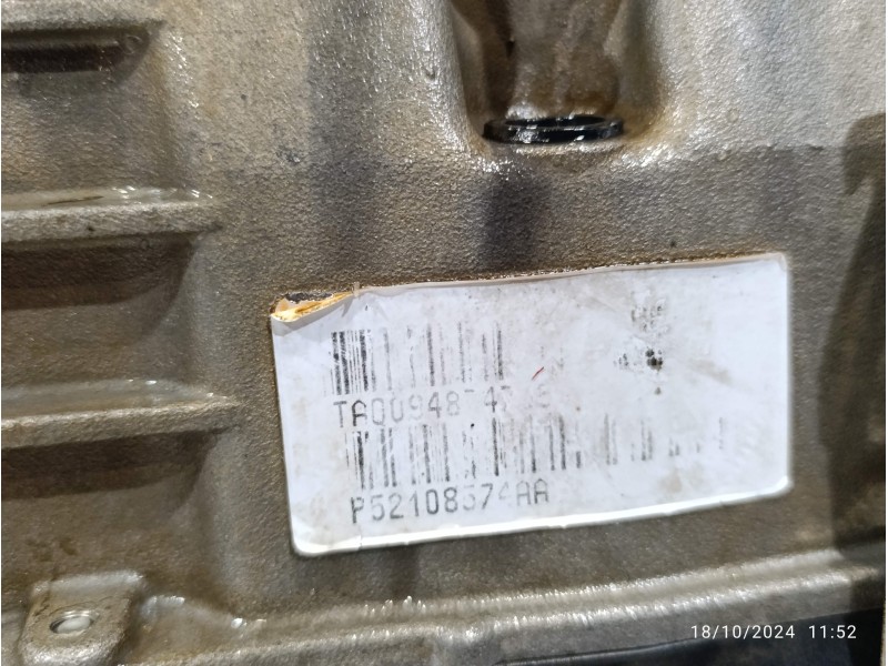 Recambio de caja cambios para jeep gr. cherokee (wh) 3.0 crd cat referencia OEM IAM P52108574AA  R1632710901