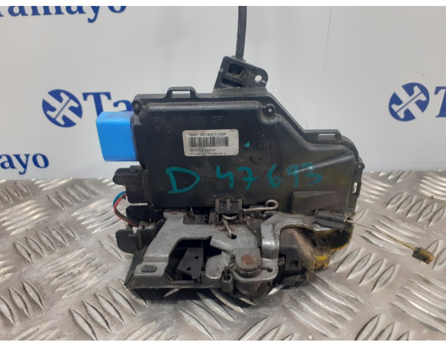 Recambio de cerradura puerta delantera izquierda para skoda octavia berlina (1z3) 1.6 tdi dpf referencia OEM IAM 3D1837015AP  