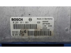 Recambio de centralita motor uce para peugeot 307 break / sw (s1) 2.0 hdi fap cat referencia OEM IAM 0281011081 EDC15C2 96474727 2