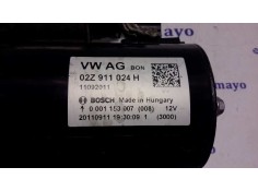 Recambio de motor arranque para volkswagen golf vi (5k1) 1.6 tdi dpf referencia OEM IAM 02Z911024H  0001153007 2