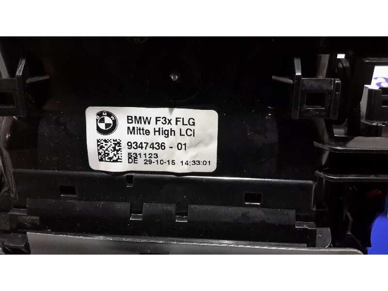 Recambio de difusor aire central para bmw serie 3 lim. (f30) 318d referencia OEM IAM 9347436  531123