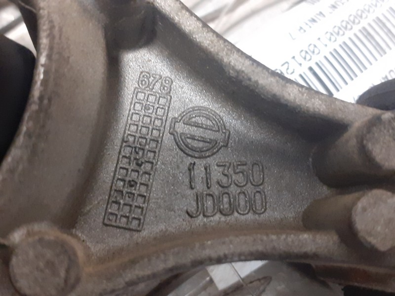 Recambio de soporte motor trasero para nissan qashqai (j10) 1.5 turbodiesel cat referencia OEM IAM 11350JD000  