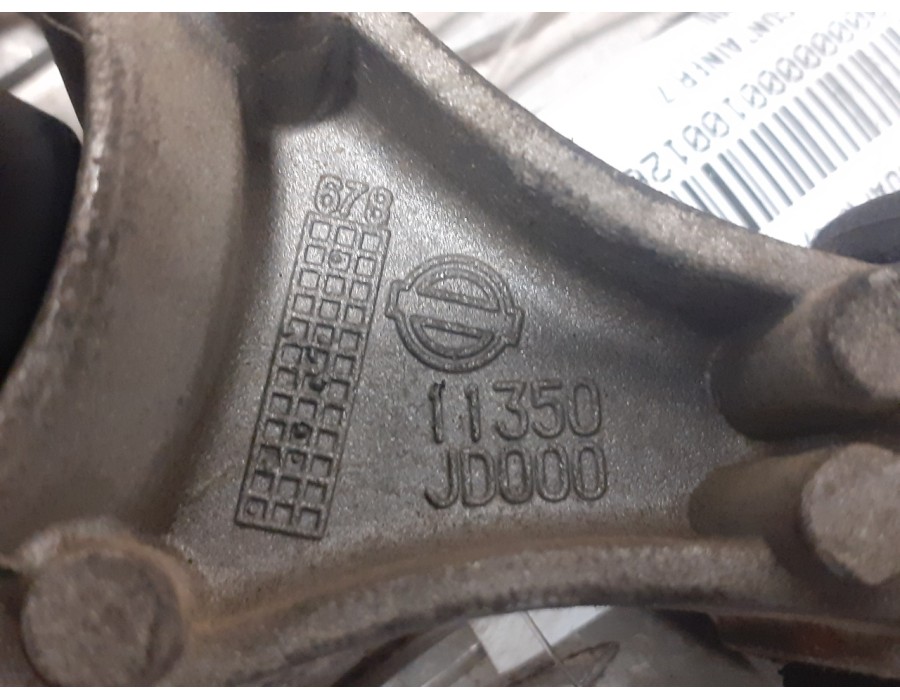 Recambio de soporte motor trasero para nissan qashqai (j10) 1.5 turbodiesel cat referencia OEM IAM 11350JD000  