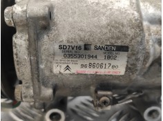 Recambio de compresor aire acondicionado para citroën xsara picasso referencia OEM IAM 9686061780  SD7V161802 2