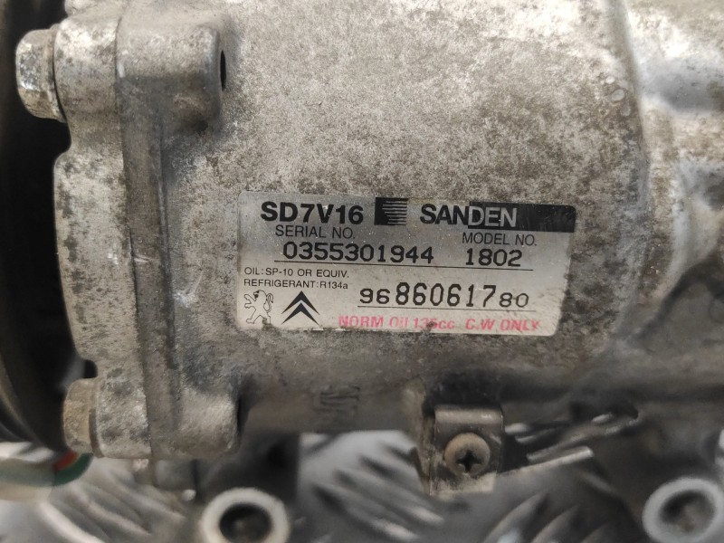Recambio de compresor aire acondicionado para citroën xsara picasso referencia OEM IAM 9686061780  SD7V161802
