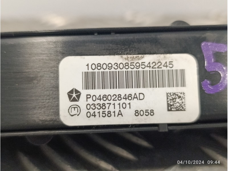 Recambio de warning para jeep gr. cherokee (wh) 3.0 crd cat referencia OEM IAM P04602846AD  