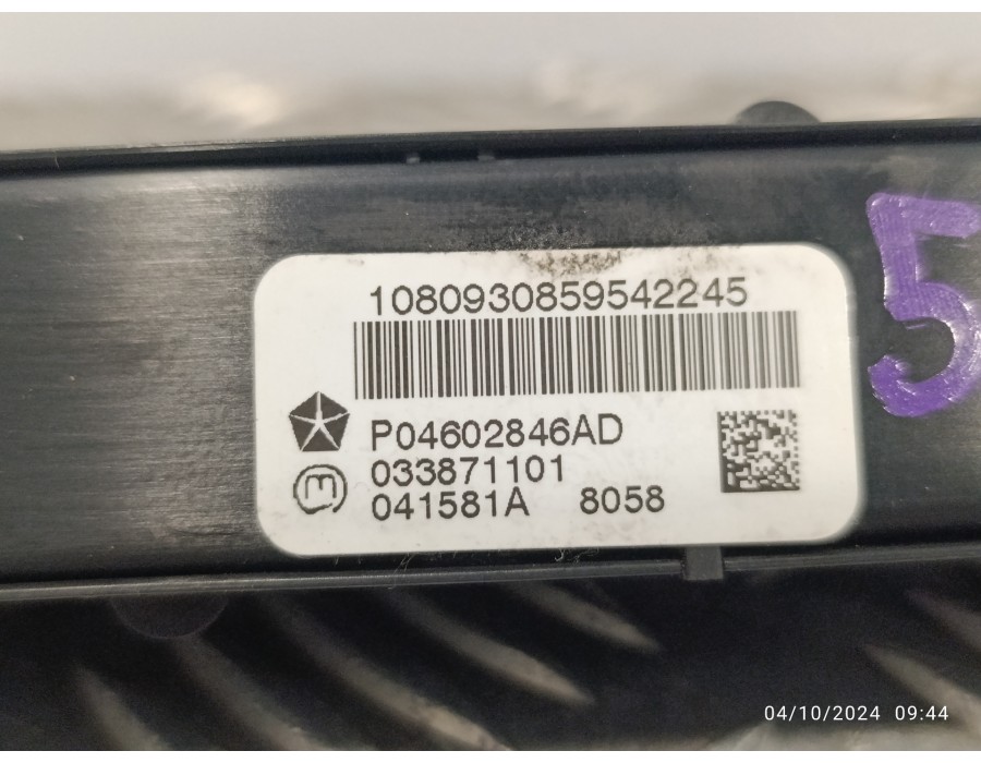 Recambio de warning para jeep gr. cherokee (wh) 3.0 crd cat referencia OEM IAM P04602846AD  