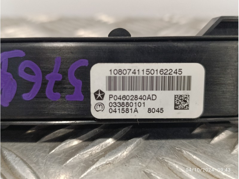 Recambio de interruptor para jeep gr. cherokee (wh) 3.0 crd cat referencia OEM IAM P04602840AD 041581A 033880101