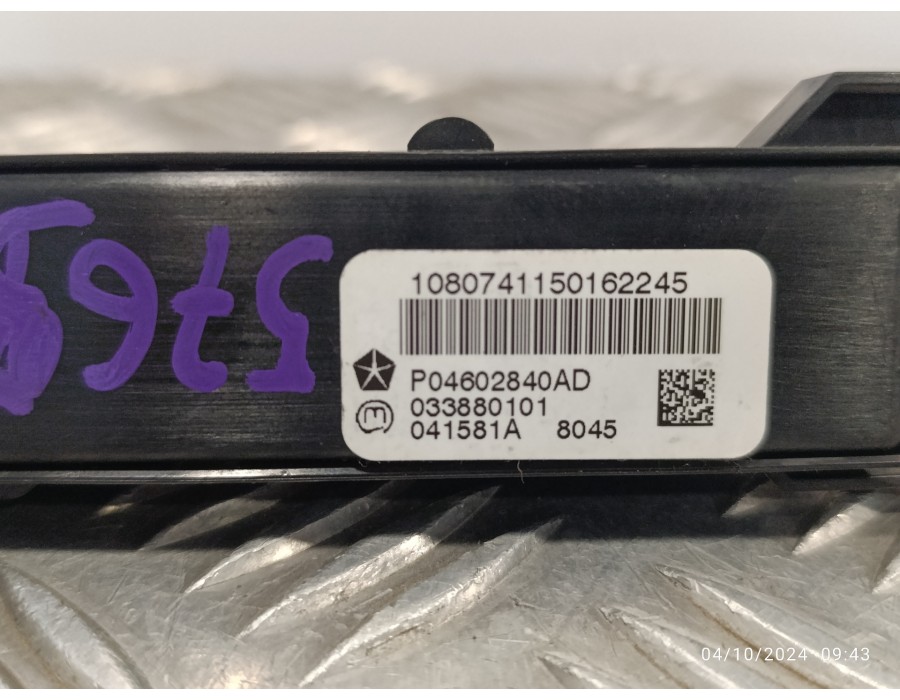 Recambio de interruptor para jeep gr. cherokee (wh) 3.0 crd cat referencia OEM IAM P04602840AD 041581A 033880101