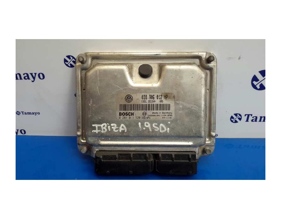 Recambio de centralita motor uce para seat ibiza (6l1) 1.9 sdi referencia OEM IAM 0281011320 ED15CVM+ 038906012HP